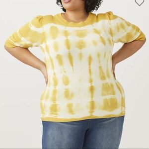 🌻hp🌻 NWT ✨ Dia&Co - Meri Skye Tie Dye Sweater // Plus Size 2X